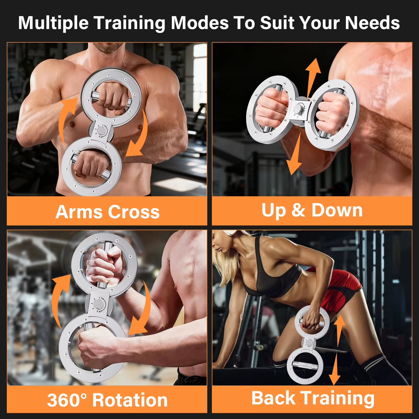 Rotator Machine Multifunctional Hand and Forearm Trainer Gym Hand Forearm Trainer, Forearm Exerciser for Gym