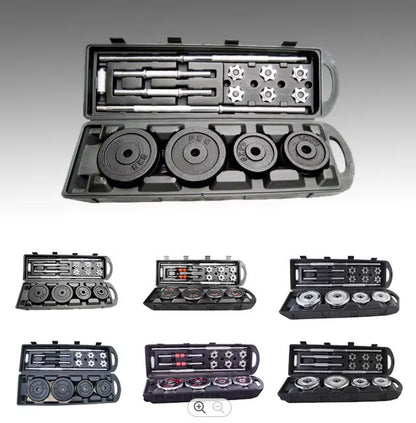 Factory Cast Iron Sales Gym Free Strength Weight Training Connector Option Dumbells Adjustable 50Kg Barbell Dumbbells