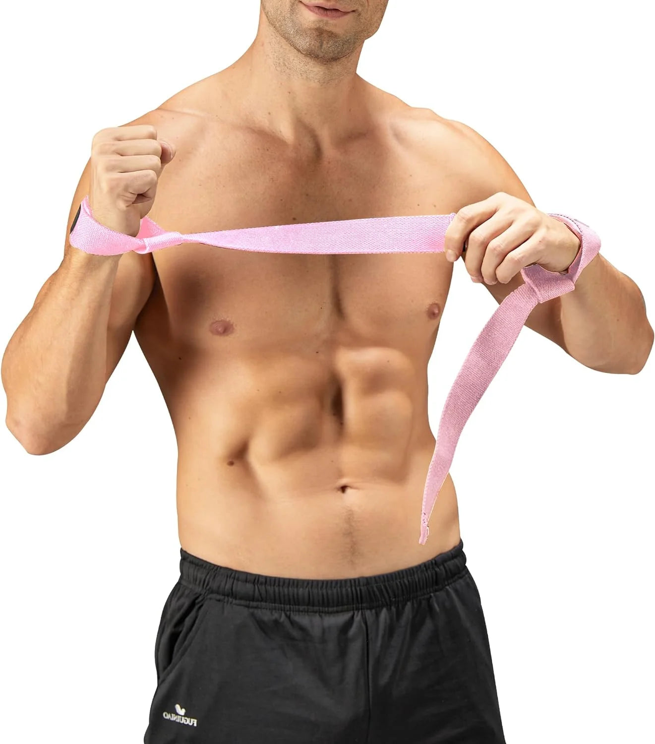 Weightlifting Wrist Straps – 2-Pack Adjustable Padded Neoprene Lifting Straps for Gym, for Men & Women