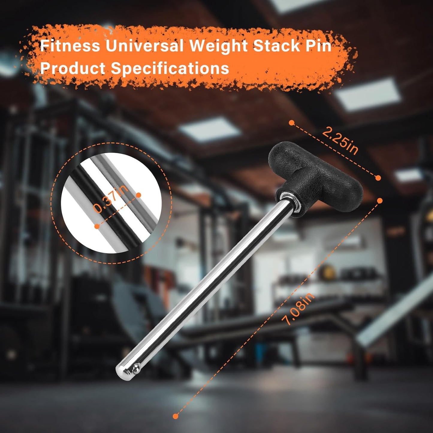 Weight Stack Pin, Gym Pin Heavy Duty Replacement, Weight Machine Pin,For Fitness