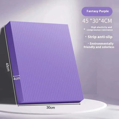 Yoga Mat Thicken Home Workout Balanced Gymnastics Mat Pilates Accessories Non-Slip Abdominal Wheel Assisted Kneeling Pad Gym