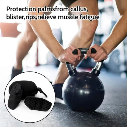 Gym Grips Fingerless Workout Gym Gloves Ergonomics Workout Grip Hand Protection Weight Lifting Grips Bodybuilding Gymnastics