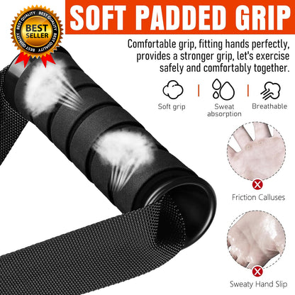 Heavy Duty Exercise Handles Gym Handles for Cable Machine Attachment Grip Gym