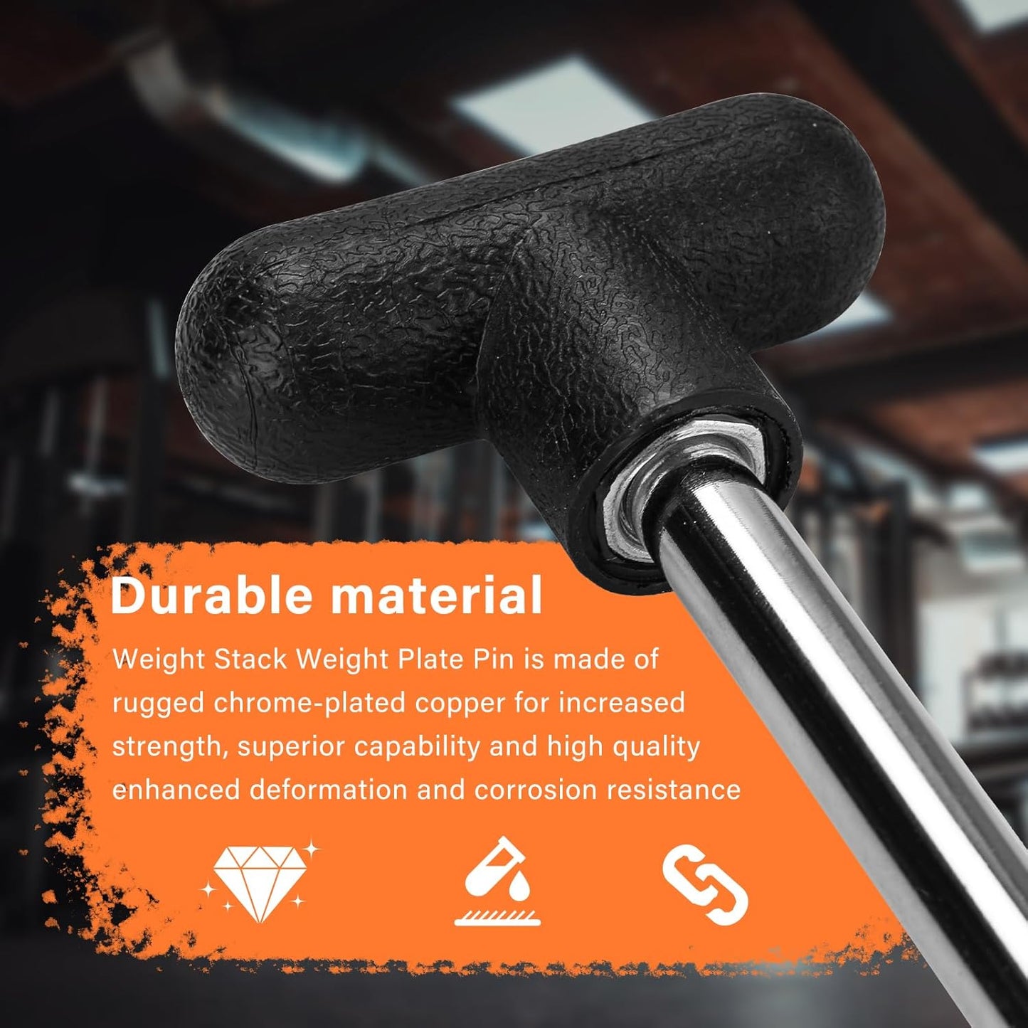 Weight Stack Pin, Gym Pin Heavy Duty Replacement, Weight Machine Pin,For Fitness