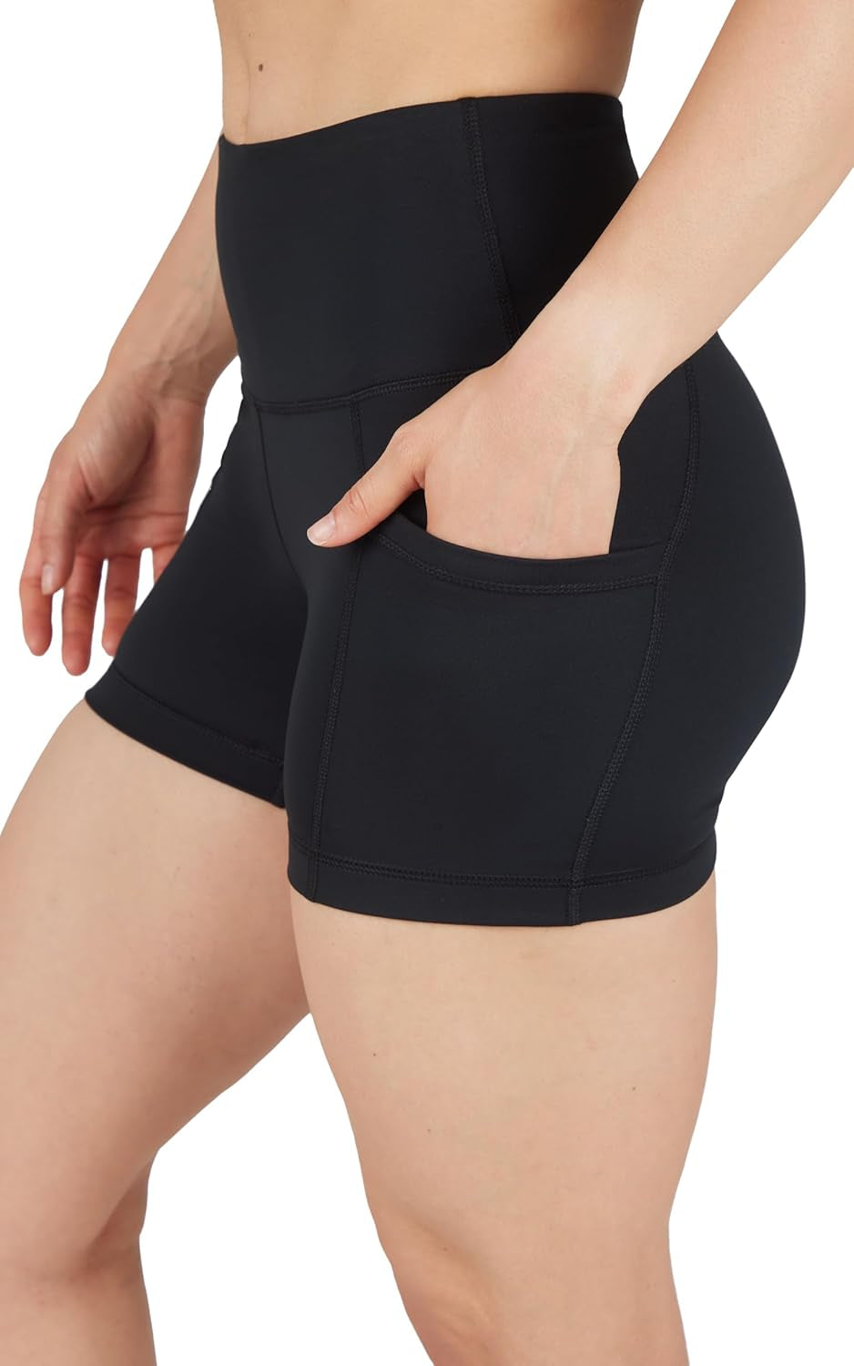 Women's High-Waisted Biker Shorts for Workout and Yoga - Available in 3.5", 5", 7", and 9" Lengths