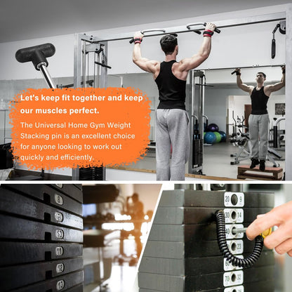 Weight Stack Pin, Gym Pin Heavy Duty Replacement, Weight Machine Pin,For Fitness