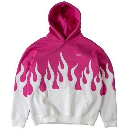Premium Oversized Heater Hoodie for Men with Embroidered Patchwork Design