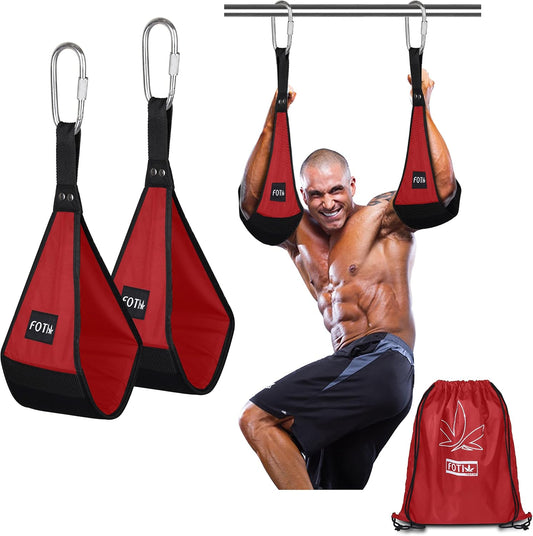 Premium Ab Straps for Pullup Bar Rip-Resistance Heavy Duty Straps Core Strength Training, Arms Support for Ab Workouts | Fitness Hanging Gym Accessories for Men & Women